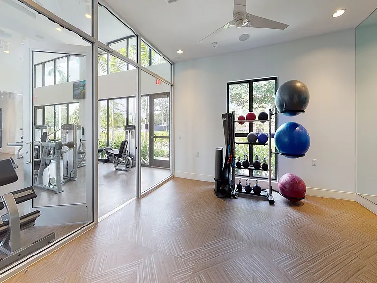 Private yoga studio for your convenience.