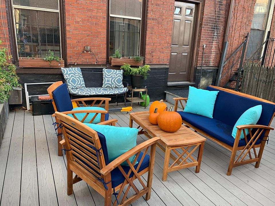 Enjoy the beautiful green space of the South End on your private deck!