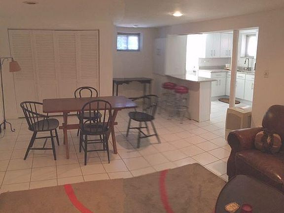 Dining area / closets