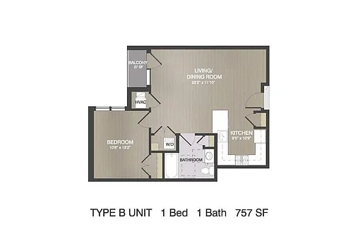 Floor plan Type B