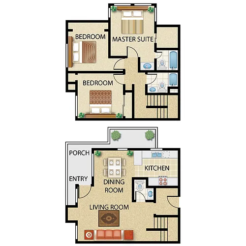 Floor plan Plan G - Townhome
