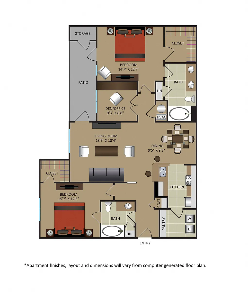 Floor plan B1-Tanner