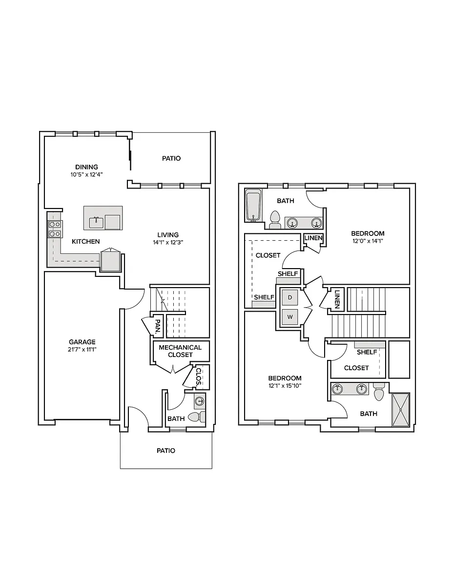 Floor plan TH1
