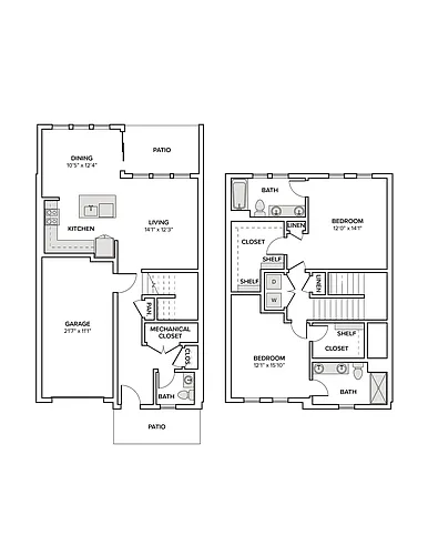 Floor plan TH1