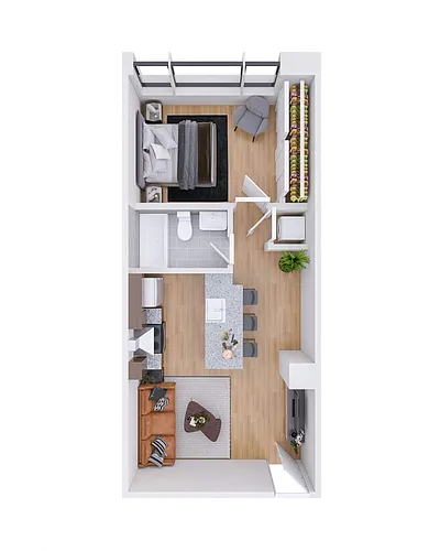 Floor plan 411