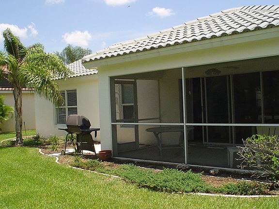 Screened lanai
