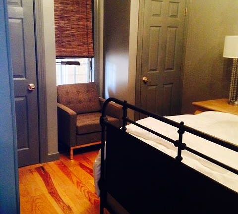 Bedroom hardwood floors