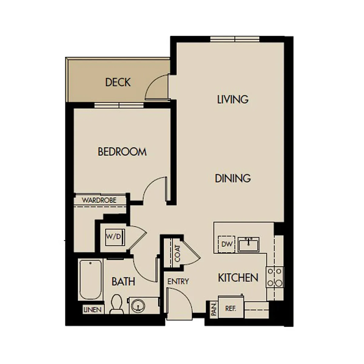 Floor plan Plan 1A