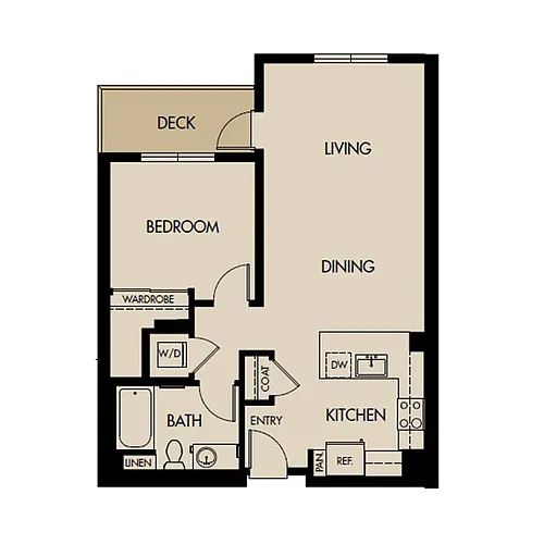 Floor plan Plan 1A