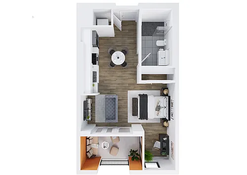 Floor plan Studio