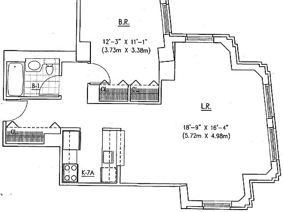 2nd image of 88 Greenwich St APT 2004