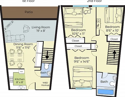 3 Bedroom Townhouse 3 Bedroom Townhouse