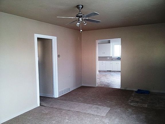 Living area into dining