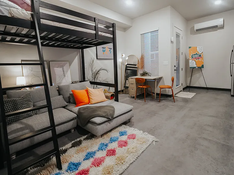 Kitchen and Living Room