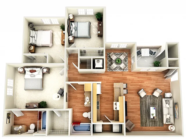 Floor plan CANA LILY DELUXE