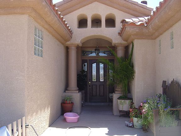 Covered Concrete Front Entry Porch