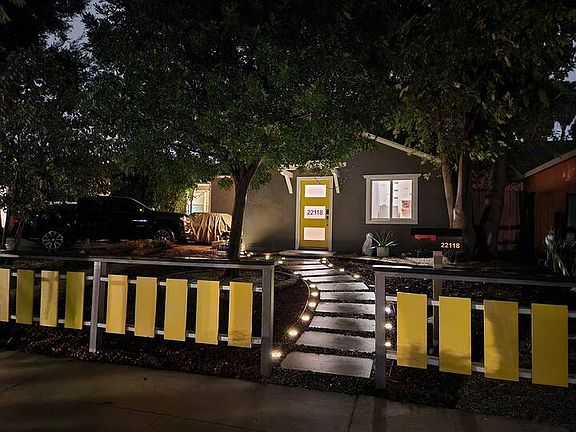 Night view of your walkway