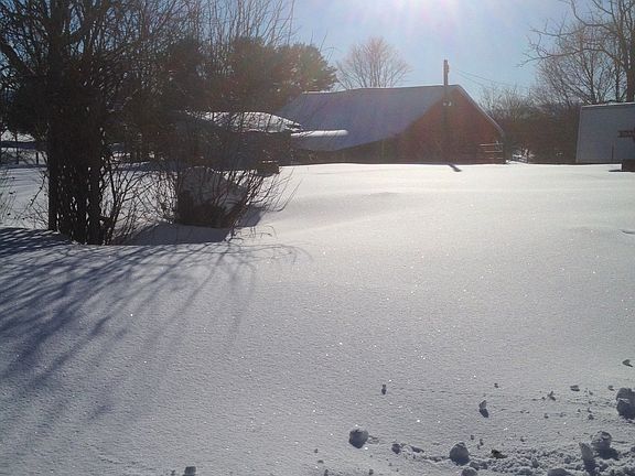 Barn in winter