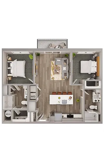 Floor plan B3