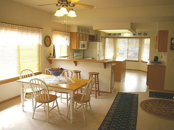Ample dining area