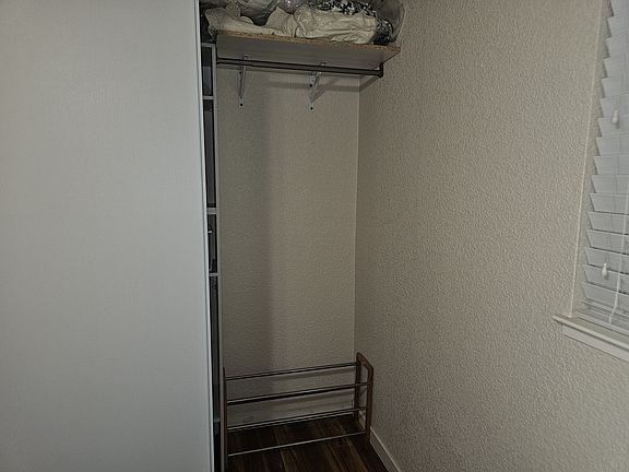Your closet -- the long-hanging section