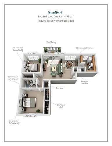 Floor plan Bradford Premium
