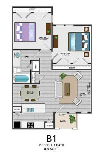 Floor plan B1