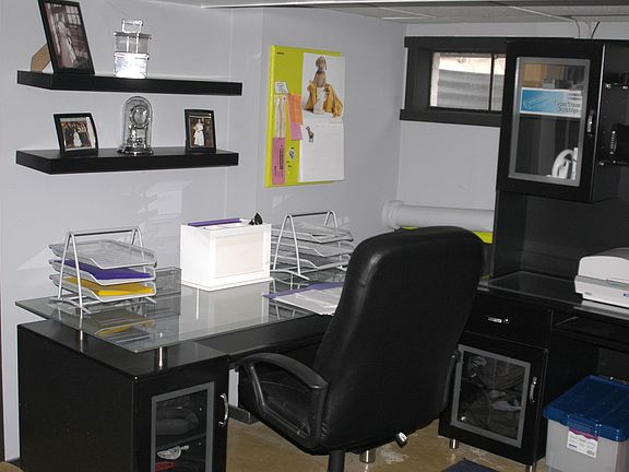 Office Area in Basement