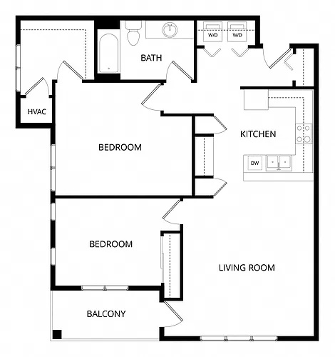 Floor plan 2X1 A28