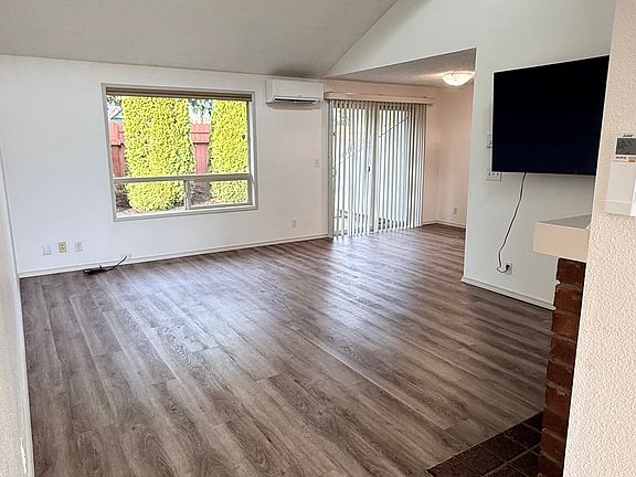 Large vaulted living room.