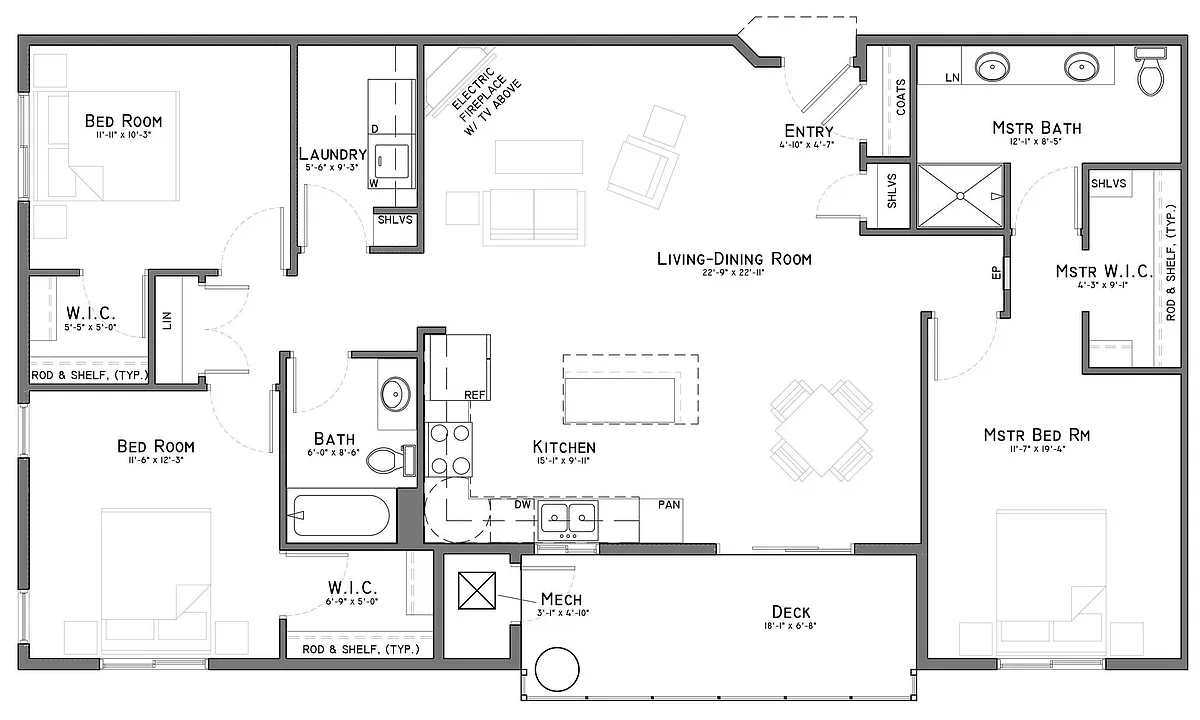 Floor plan Ogallala