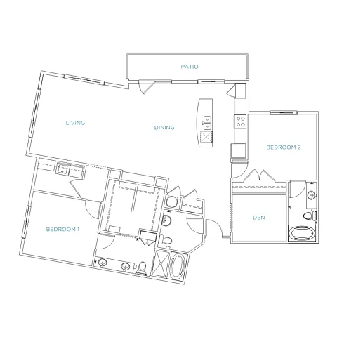 Floor plan D2a
