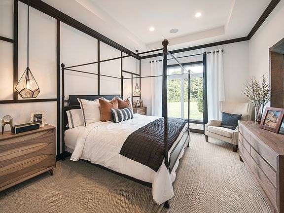 Spacious first-floor primary suite