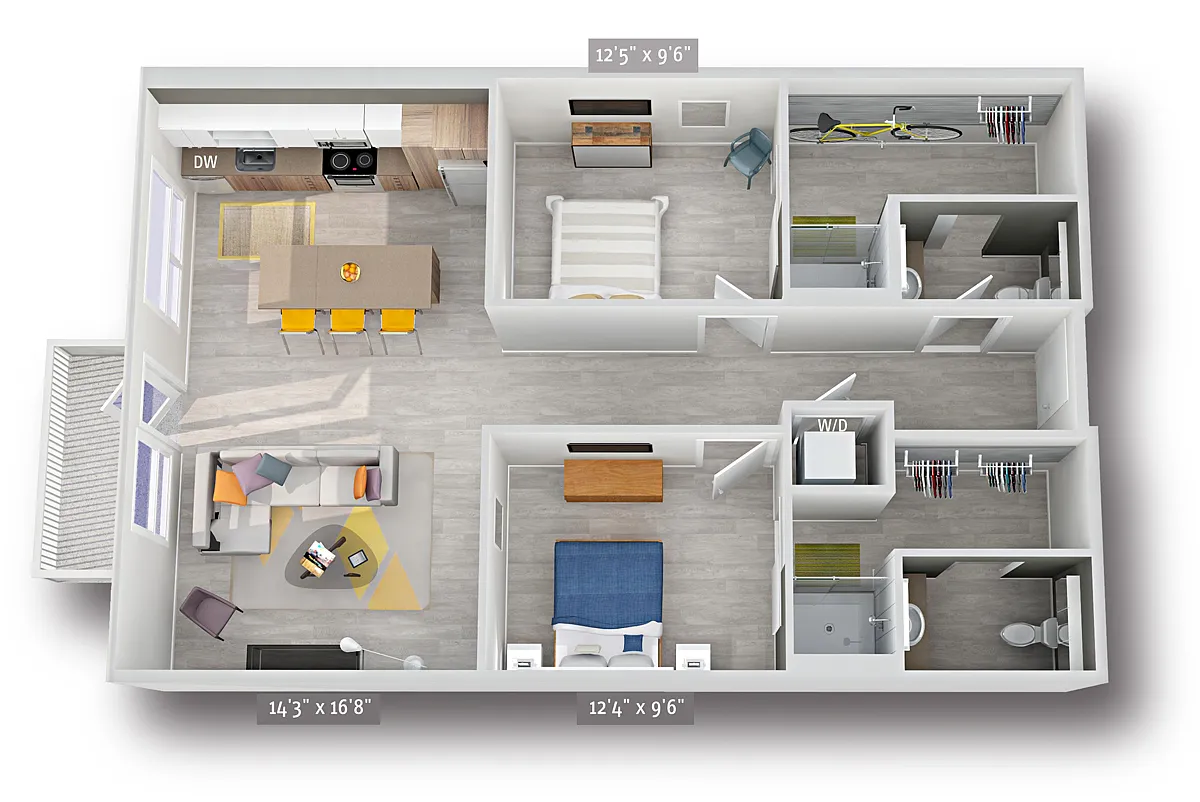 Floor plan B1V