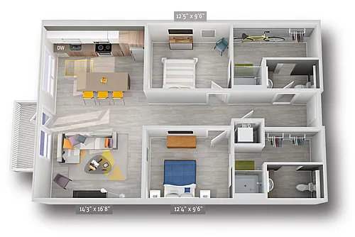 Floor plan B1V