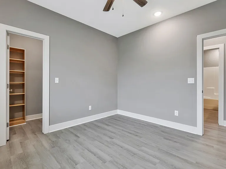 Primary bedroom with private bath