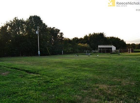 View to horse stalls.