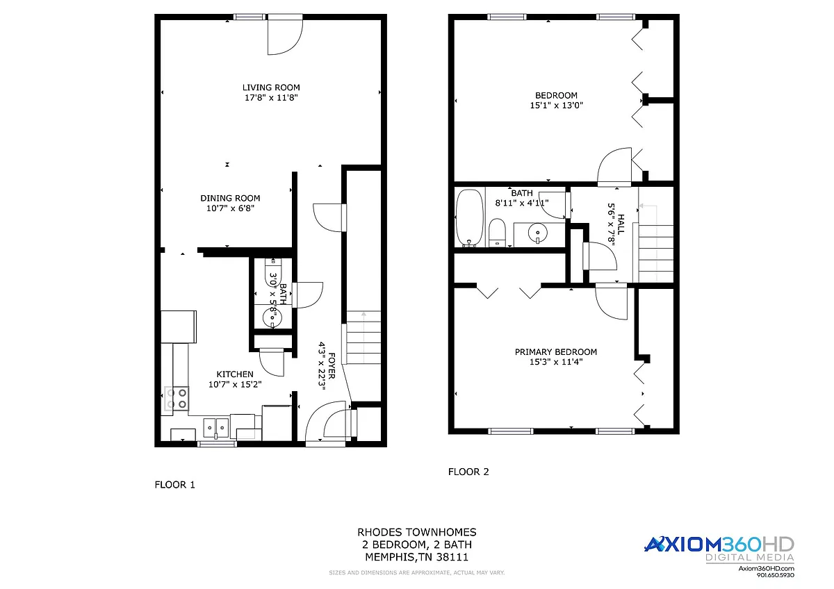 Floor plan 2 Bedroom