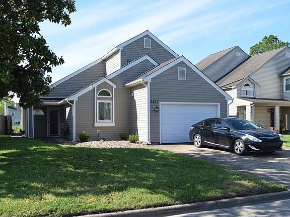 2 car driveway and over-sized 1 car garage