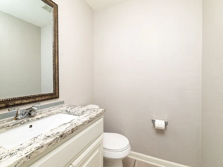 Half bathroom.