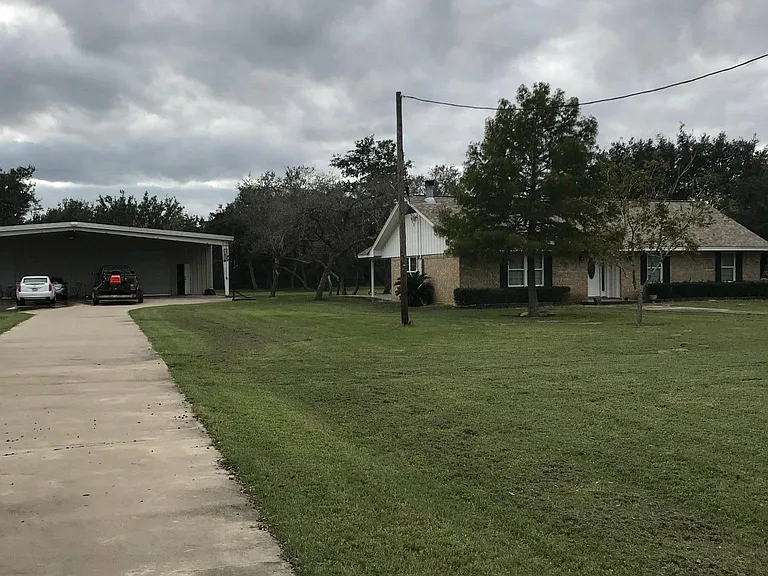 View from driveway
