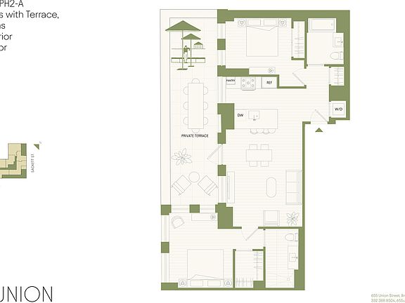 2nd image of 655 Union St #Penthouse 2a