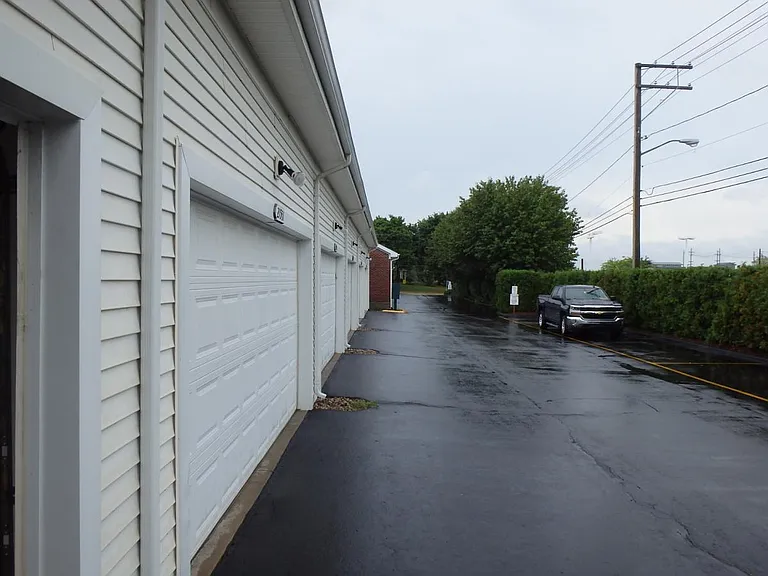 Outside of Garage