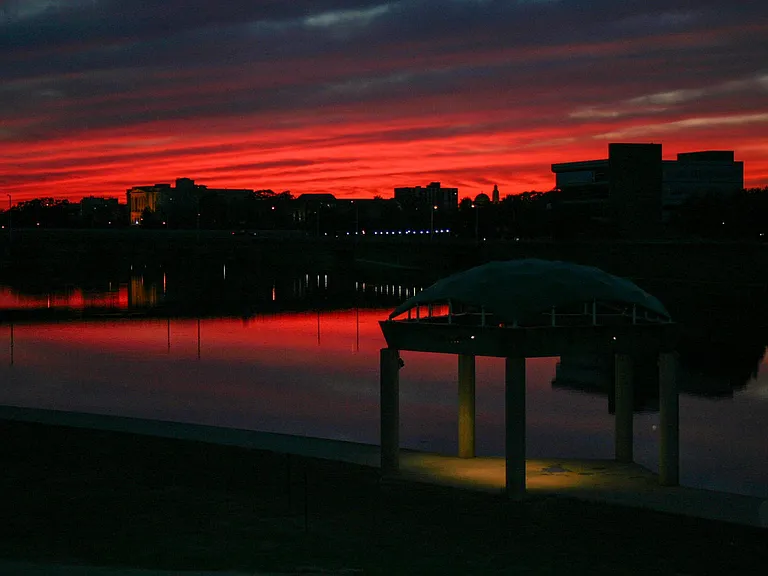 Sunset at Riverscape