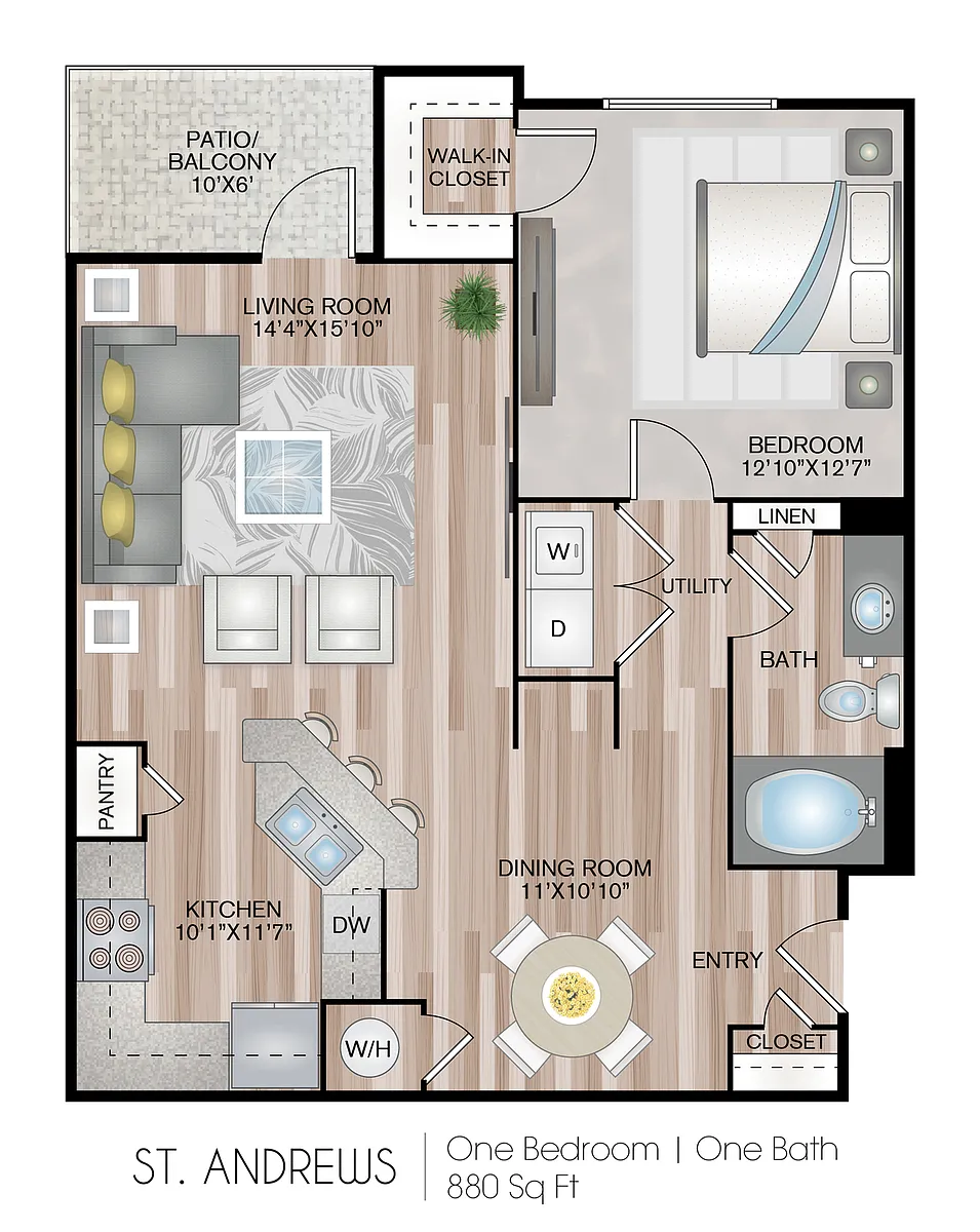 Floor plan St. Andrews
