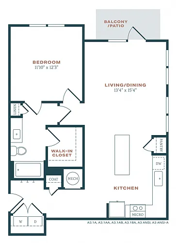 Floor plan A3