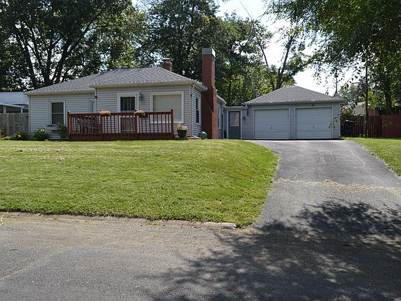 Newly resurfaced driveway