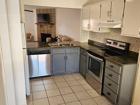 Kitchen and eating area