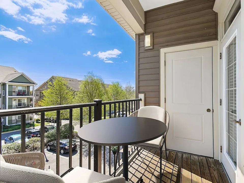 Private balcony