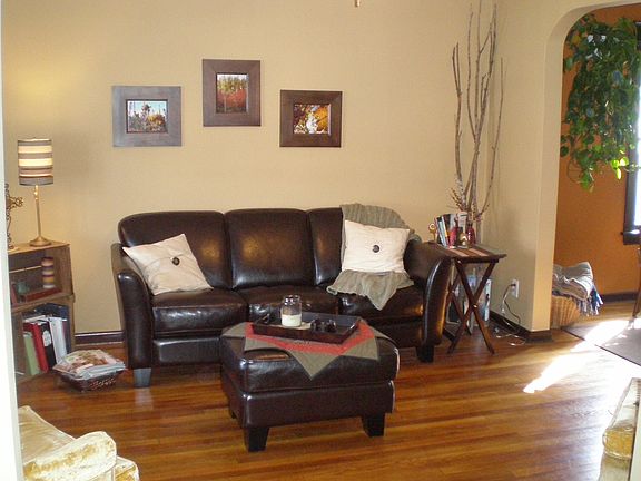 Living Room, leaded glass, hardwood floors
